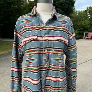 True Grit serape camp shirt / stacket